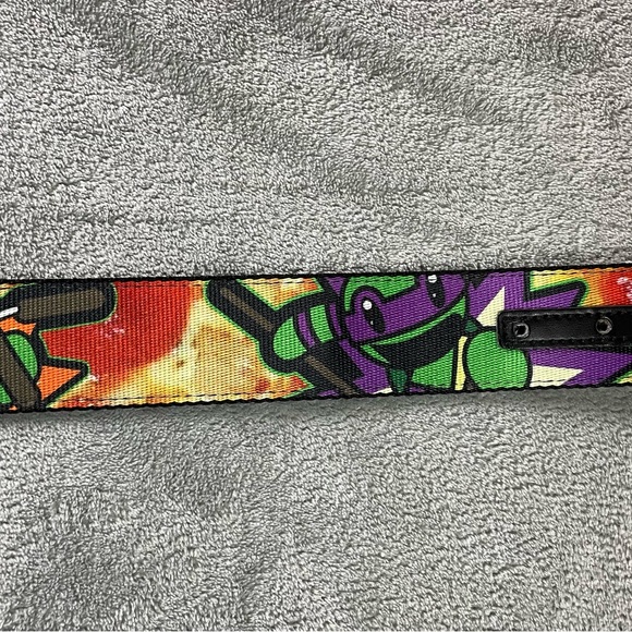 Bioworld Teenage Mutant Ninja Turtles Belt TMNT Adjustable Buckle Men’s Medium - Picture 9 of 16